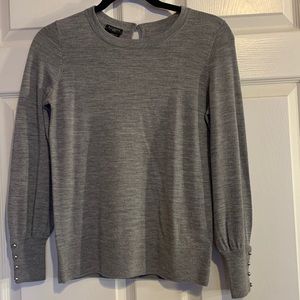 Gray Merino Wool Sweater Petite by Talbot’s